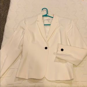 White Calvin Klein blazer